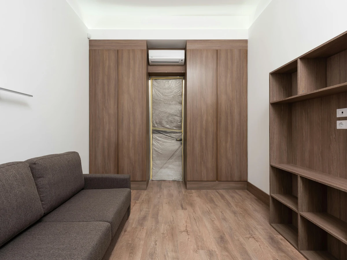 Interior room painting in Banstead, painted room with sofa by Surrey Decorators